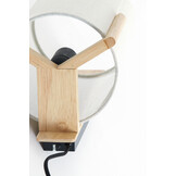 Light & Living - Wandlamp LITTO - 22x18x36cm - Bruin