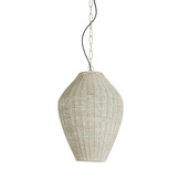 Light & Living - Hanglamp ARRIATE - Ø33x46cm - Wit