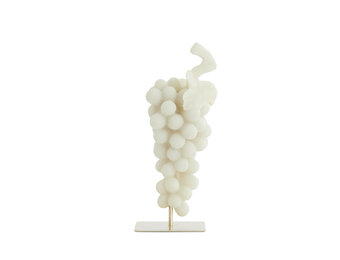 Light & Living - Ornament GRAPE - 15x13x35cm - Wit