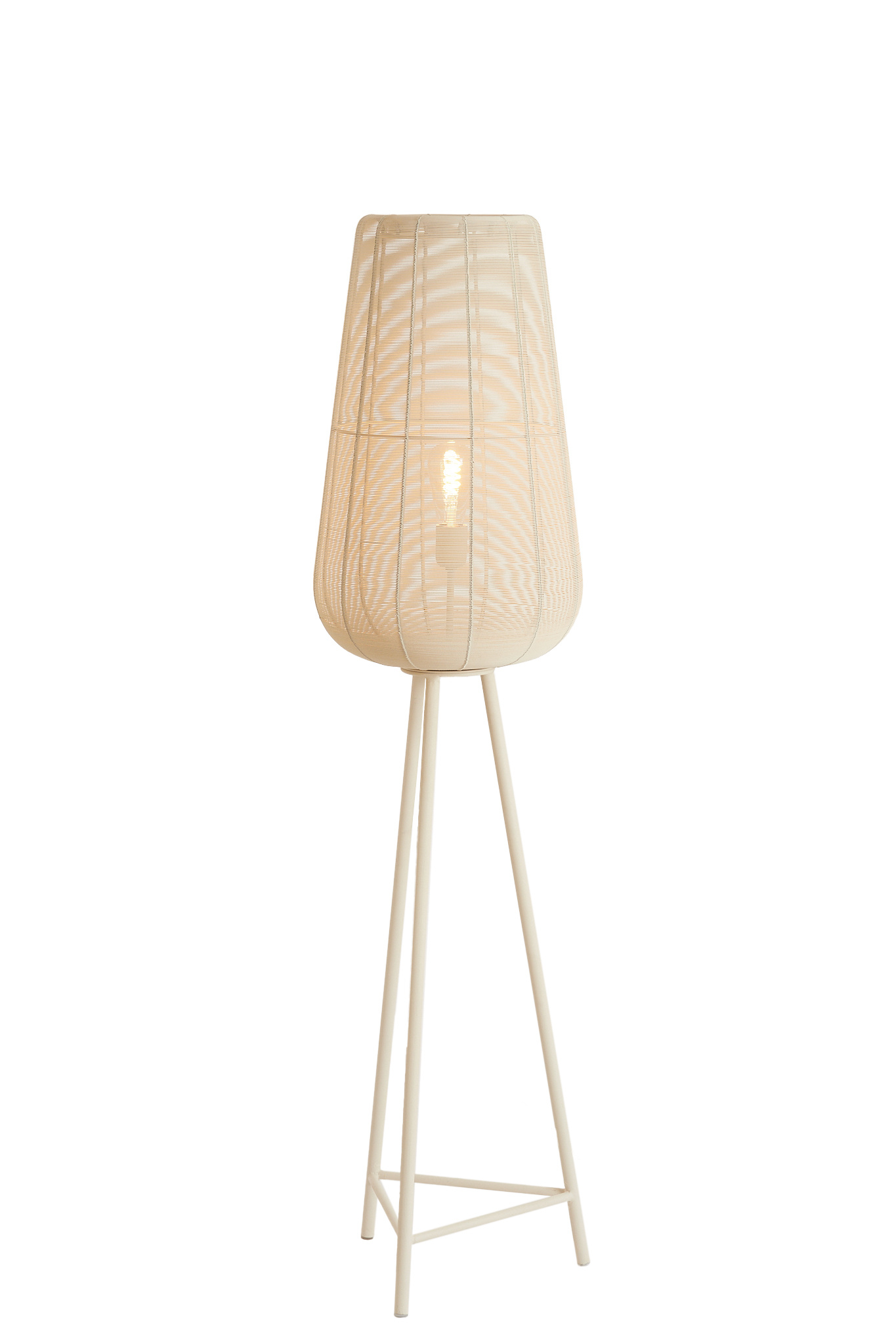 Light & Living - Vloerlamp ADETA - Ø37x147cm - Wit