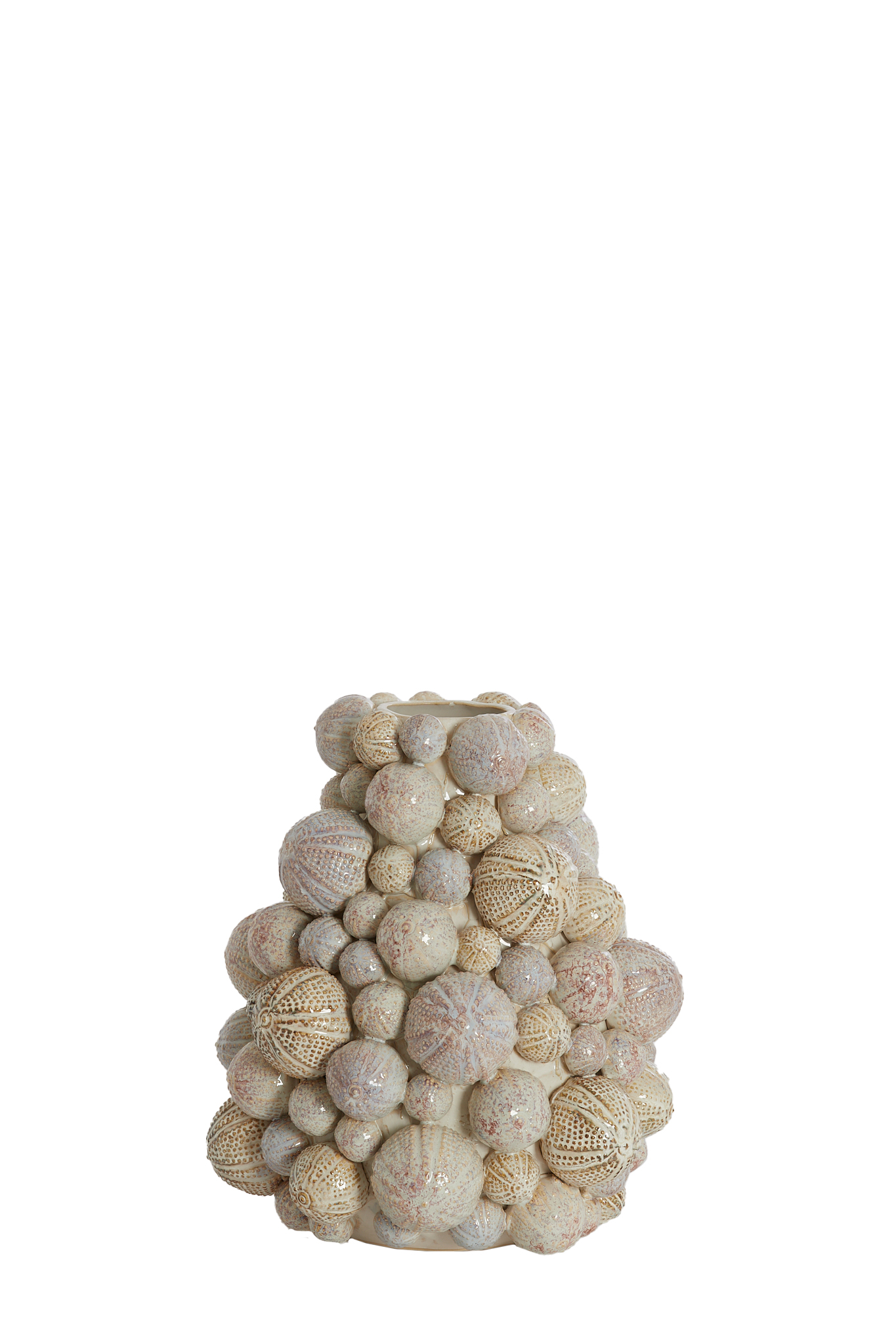 Light & Living - Vaas SEA URCHIN - Ø29.5x32cm - Wit