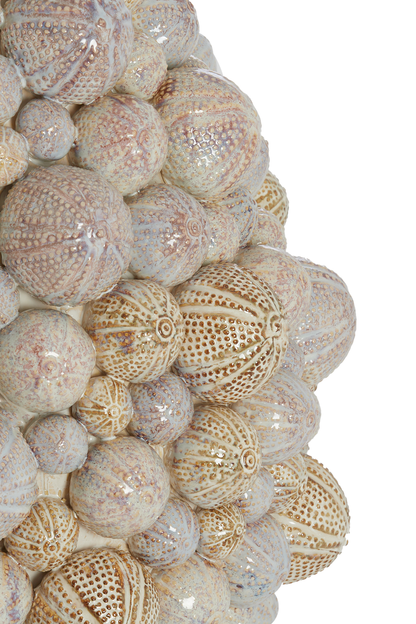 Light & Living - Vaas SEA URCHIN - Ø29.5x32cm - Wit