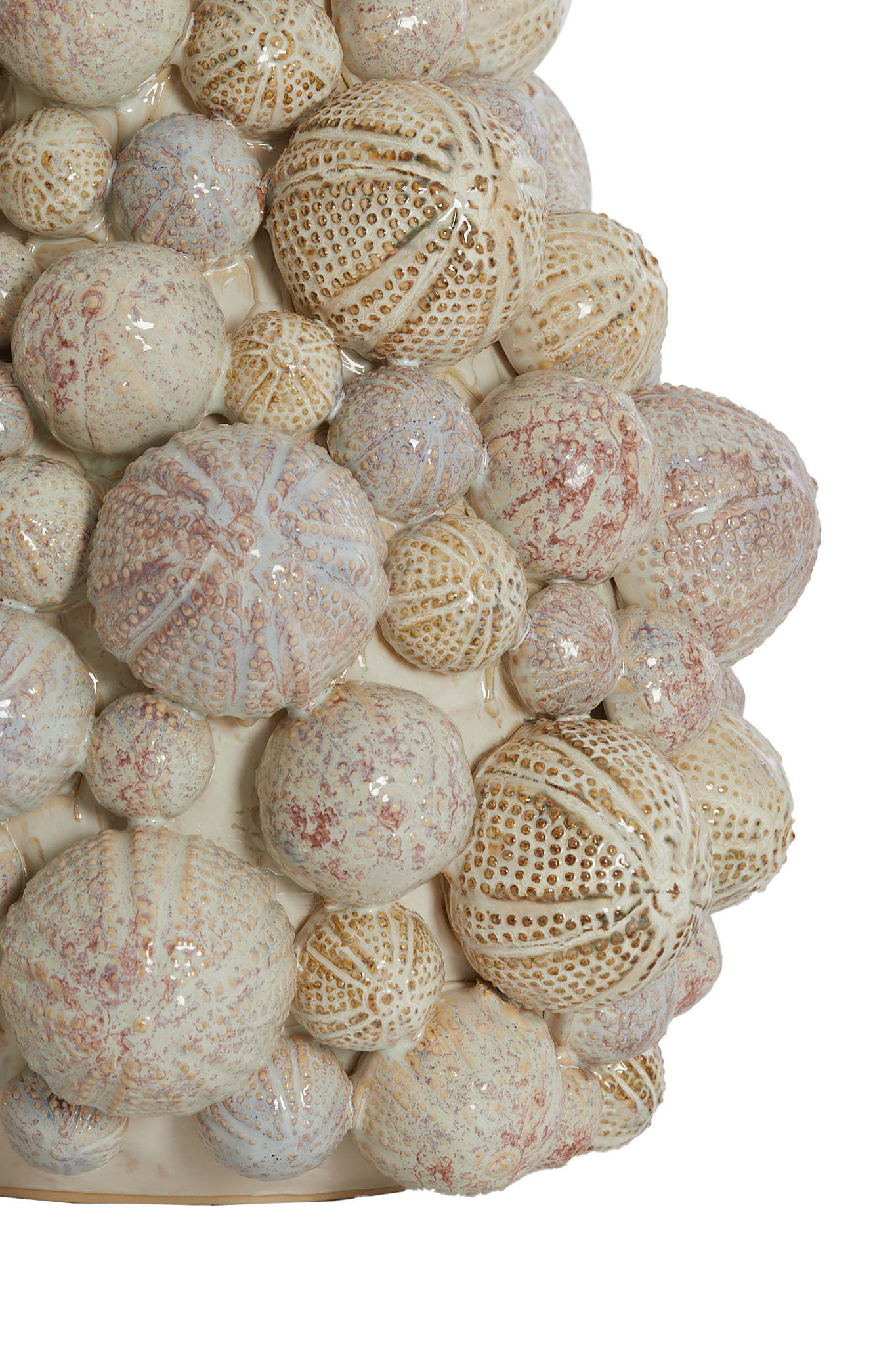 Light & Living - Vaas SEA URCHIN - Ø29.5x32cm - Wit