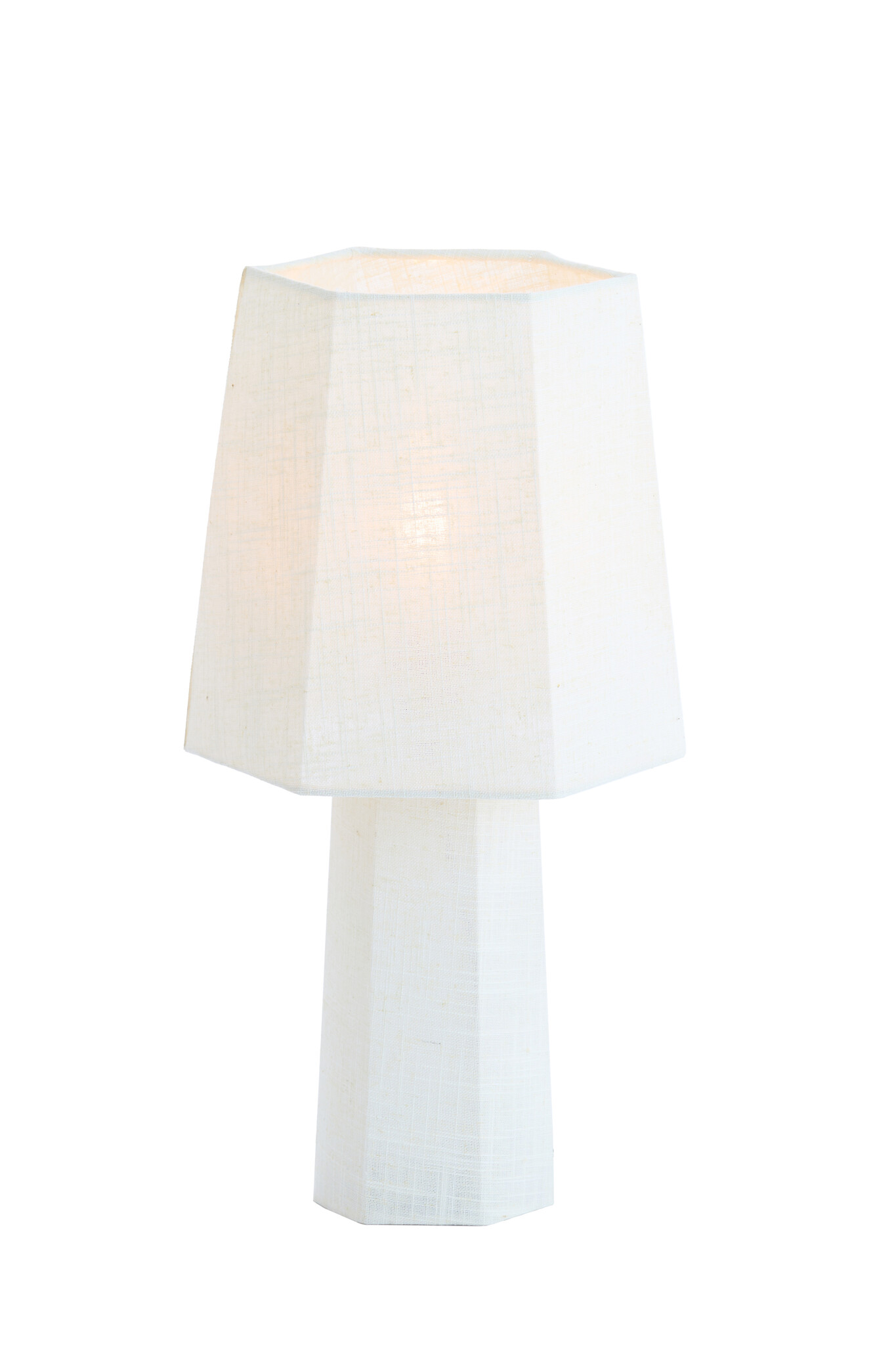 Light & Living - Tafellamp MUSABO - Ø25x49cm - Wit