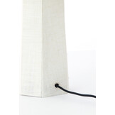 Light & Living - Tafellamp MUSABO - Ø25x49cm - Wit