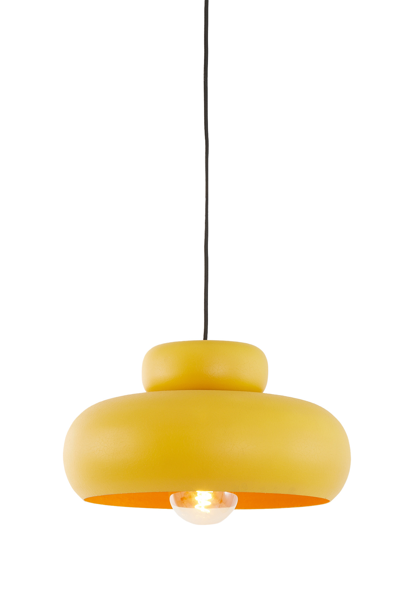 Light & Living - Hanglamp NEIVA - Ø39x20cm - Geel