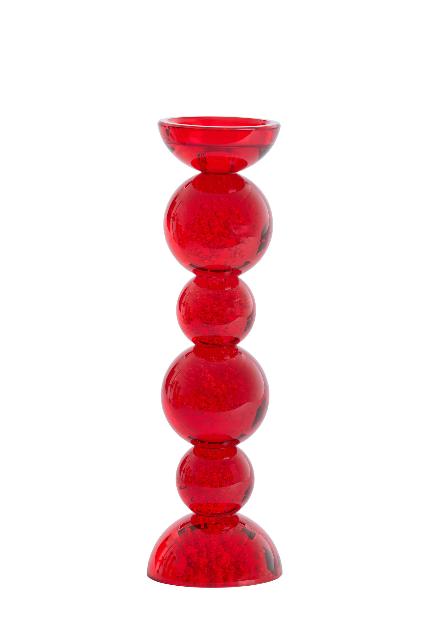 Light & Living - Kandelaar ITINGA - Ø9.5x34cm - Rood
