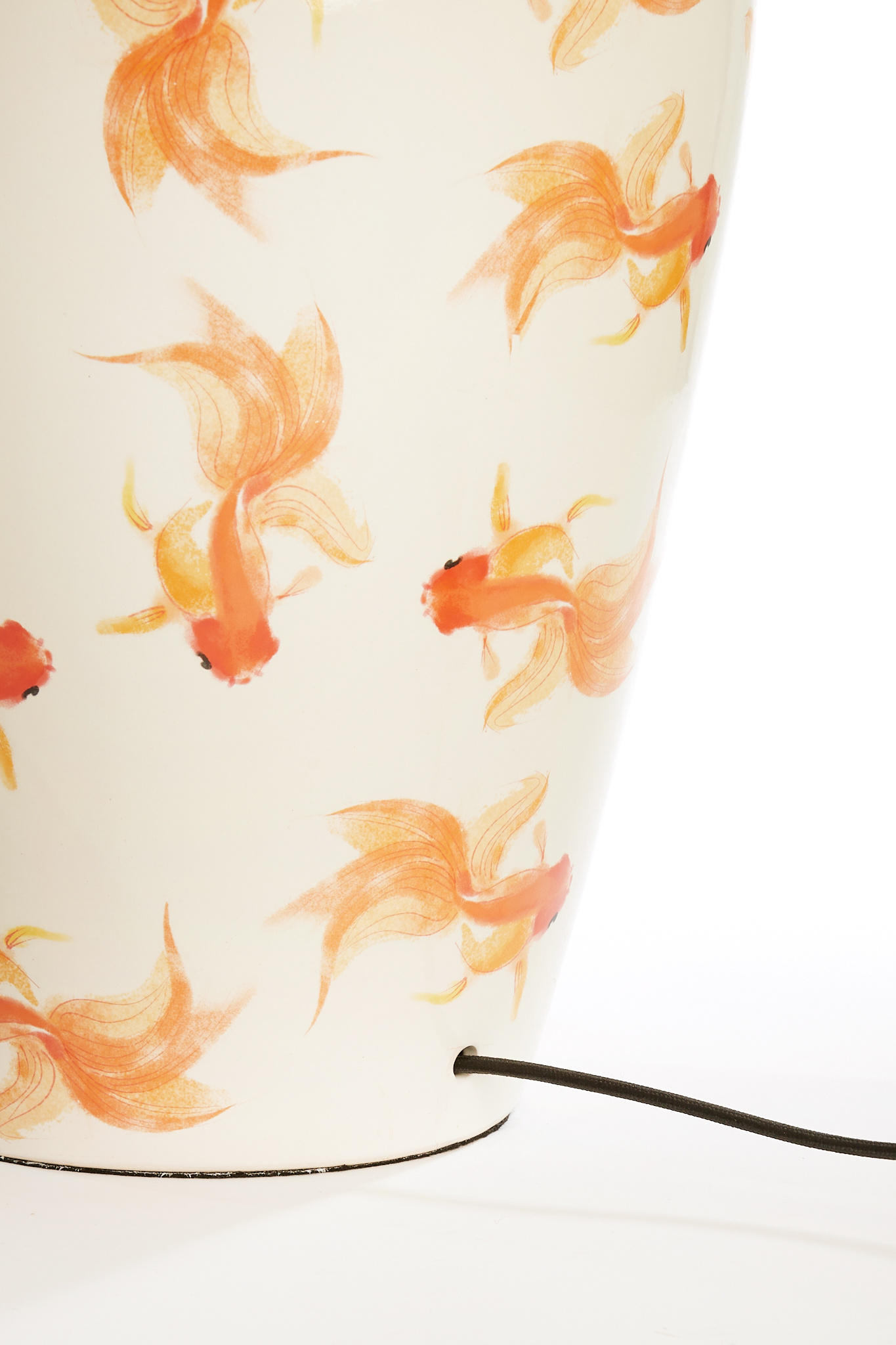Light & Living - Lampvoet FISH - Ø28x52cm - Wit