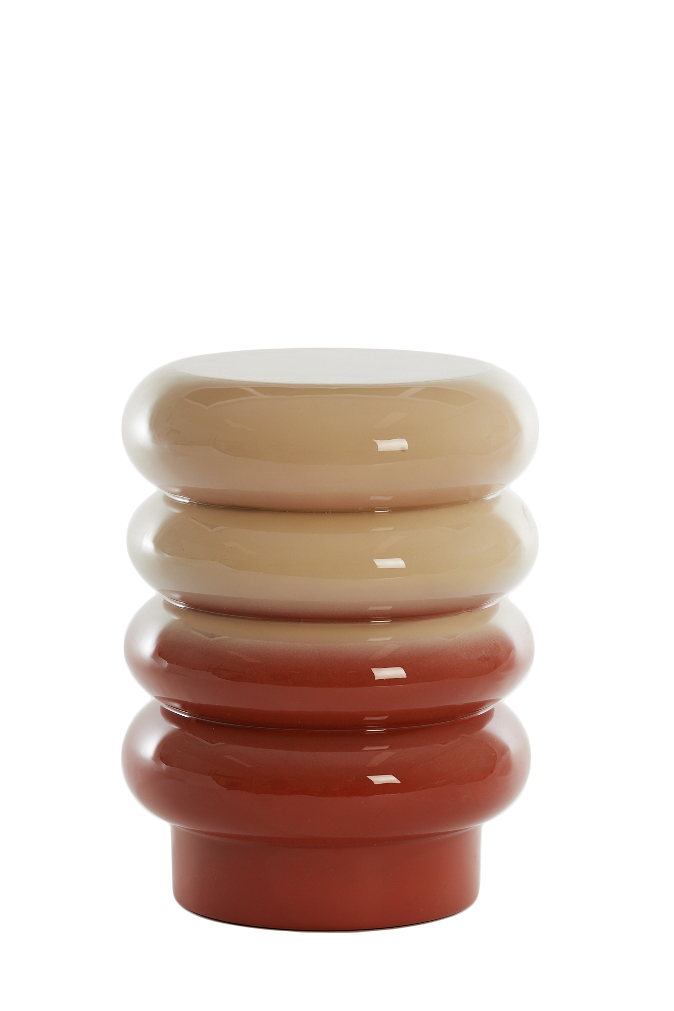 Light & Living - Bijzettafel MIROGI - Ø30x40cm - Wit