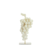 Light & Living - Ornament GRAPE - 14x12.5x30.5cm - Wit