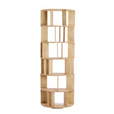 Light & Living - Wandkast LIMPYA - 76x37x212cm - Bruin