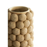 Light & Living - Vaas SEA URCHIN - Ø19x32.5cm - Bruin