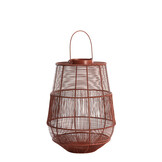 Light & Living - Windlicht SEZELA - Ø28x38cm - Rood