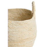 Light & Living - Mand KILBAHA - Ø33x30cm - Bruin - Set van 3