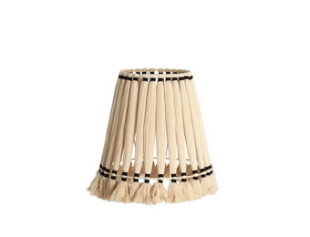 Light & Living - Lampenkap LOA - Ø41x42cm - Wit