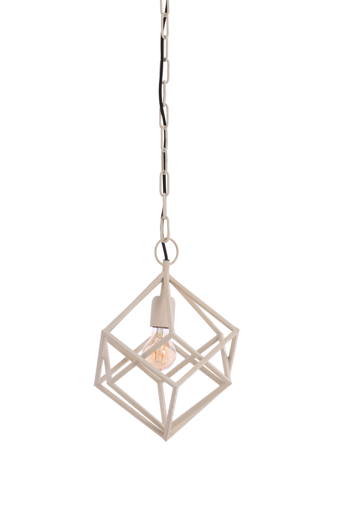 Light & Living - Hanglamp DRIZELLA - Ø26x36cm - Wit