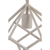 Light & Living - Hanglamp DRIZELLA - Ø26x36cm - Wit
