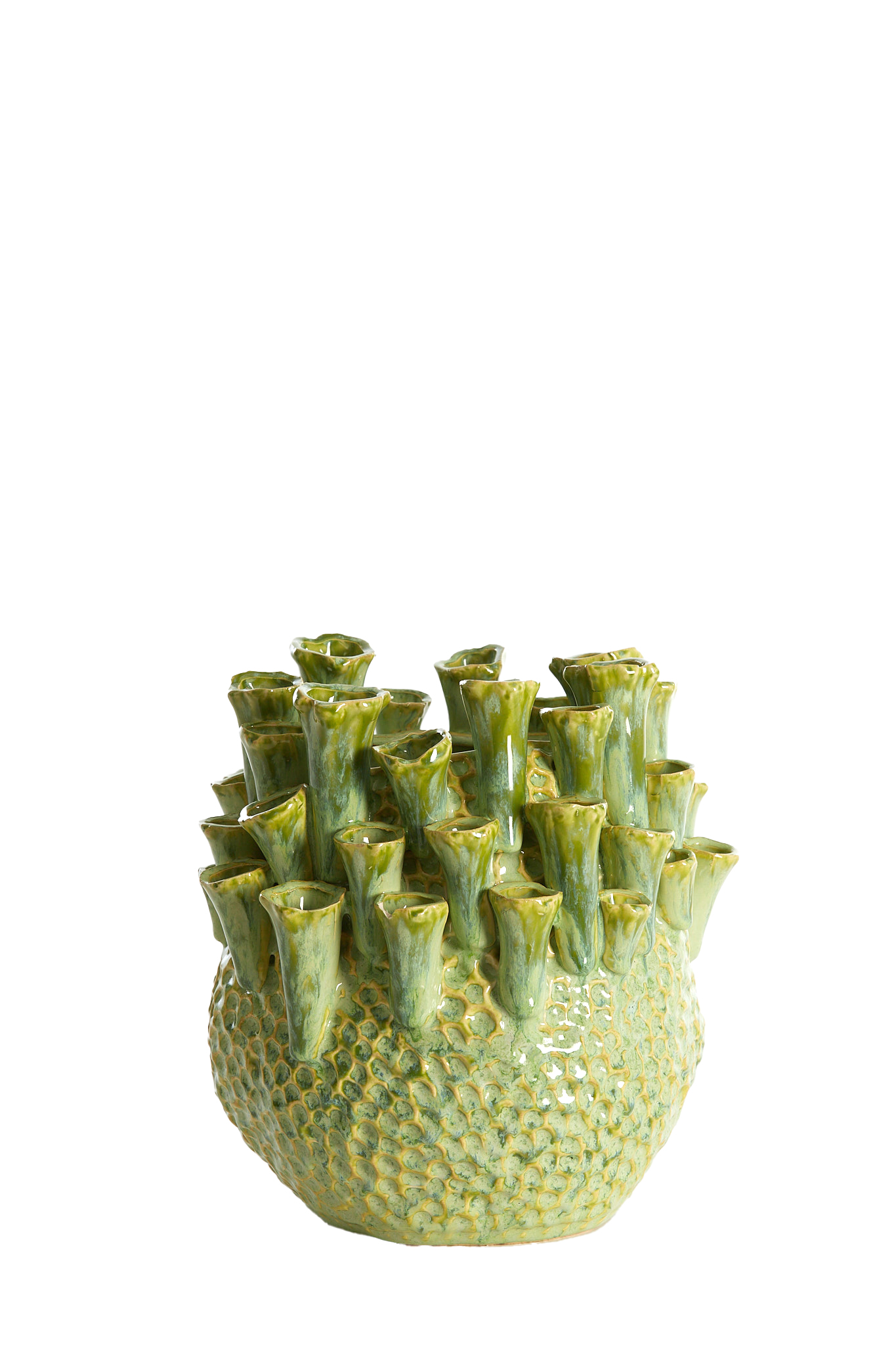 Light & Living - Vaas KYRAL - Ø27.5x27.5cm - Groen