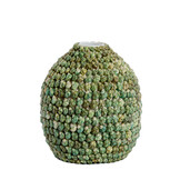 Light & Living - Vaas SHELL - Ø25.5x28cm - Groen