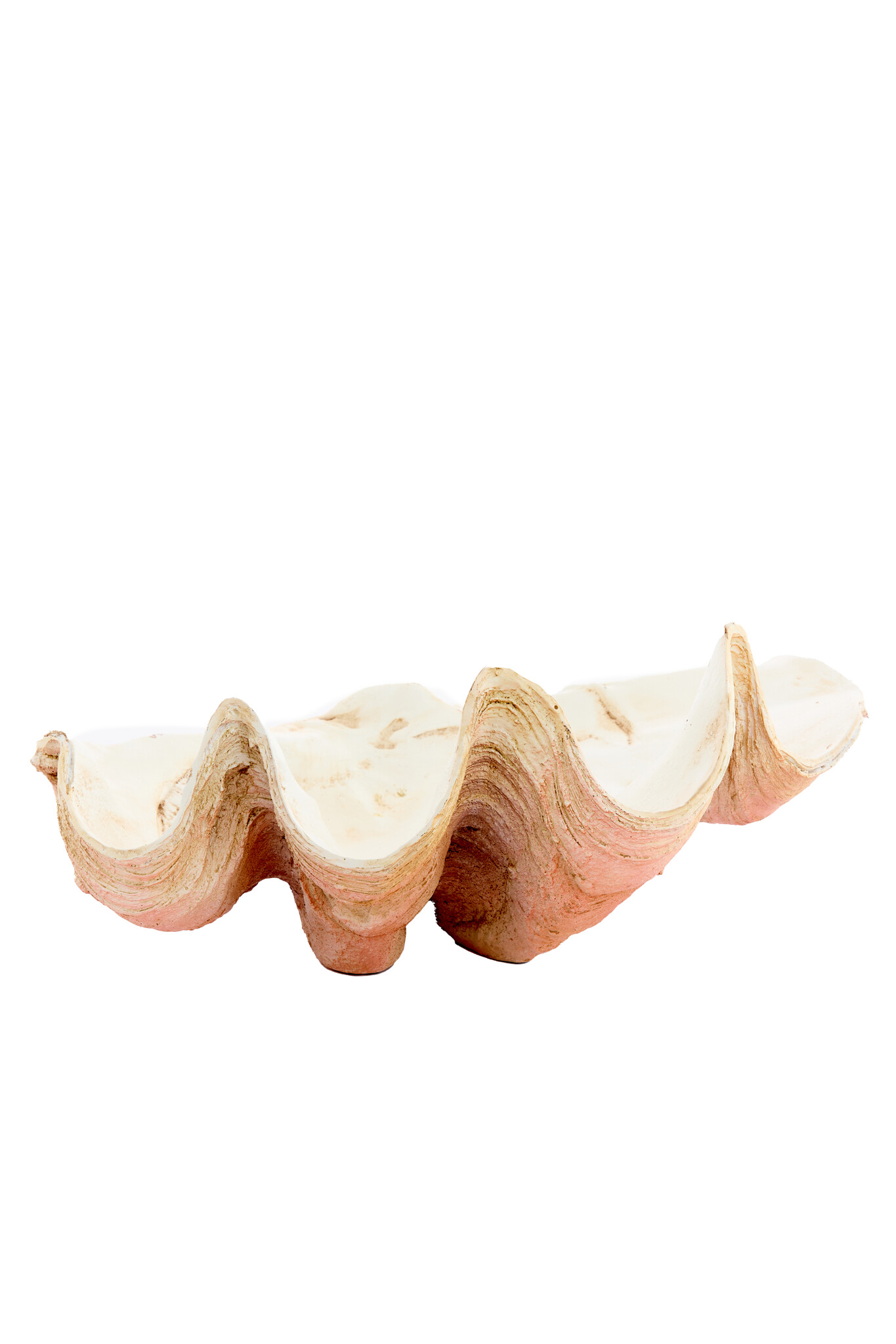 Light & Living - Ornament SHELL - 41x25x17cm - Oranje