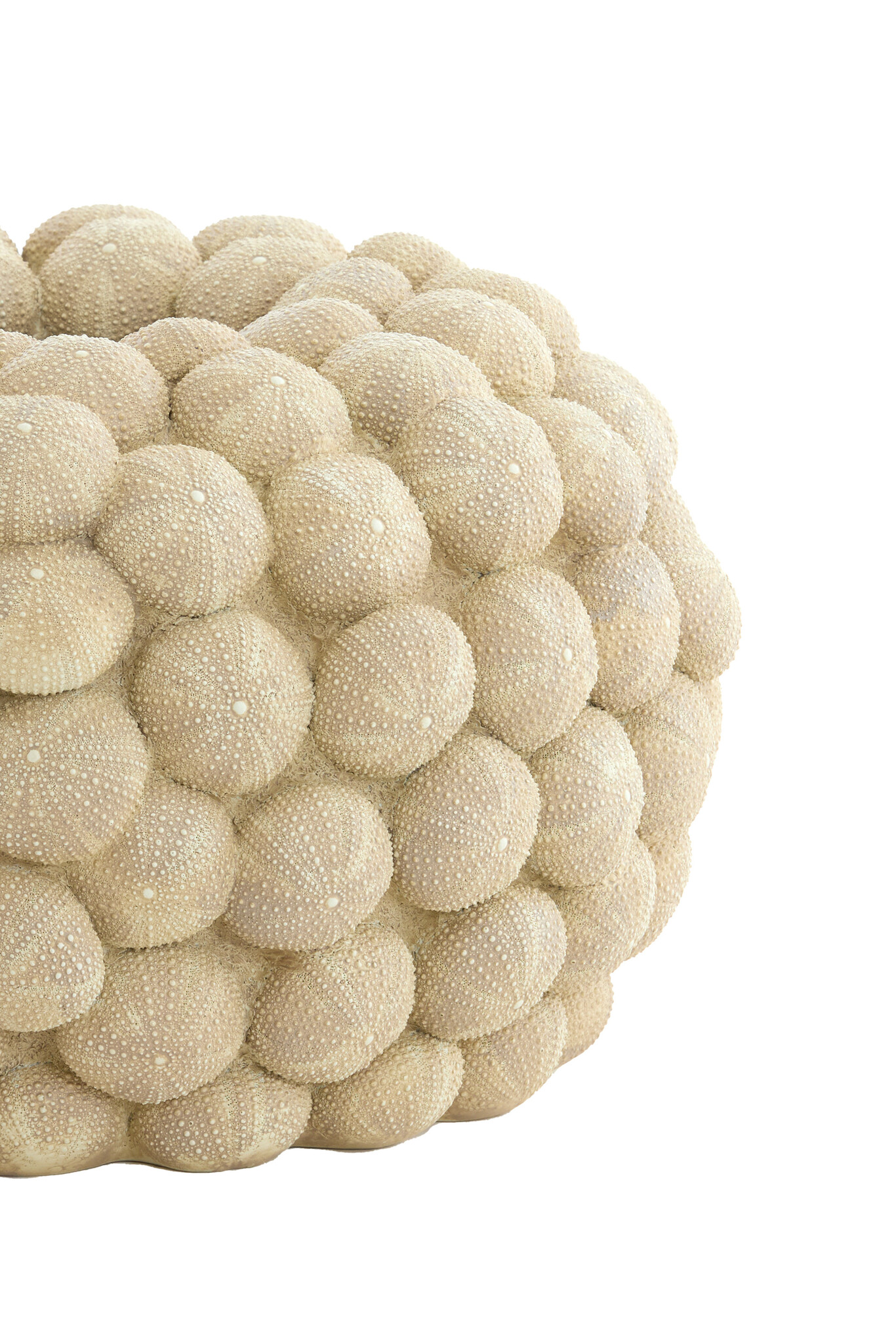 Light & Living - Vaas SEA URCHIN - Ø40x23.5cm - Bruin