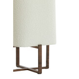 Light & Living - Tafellamp WYN - Ø21.5x50.5cm - Bruin