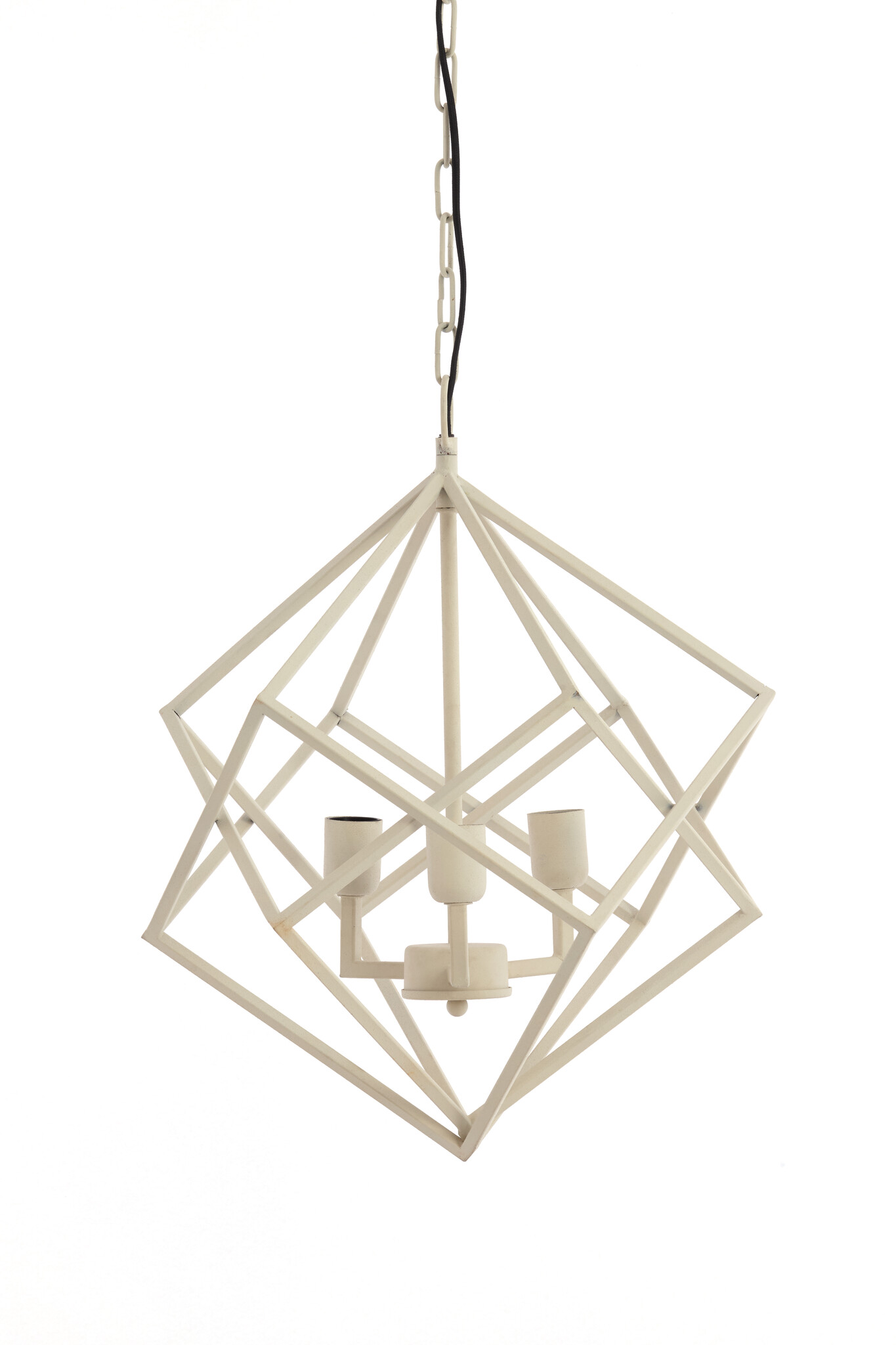 Light & Living - Hanglamp DRIZELLA - Ø46x56cm - Wit