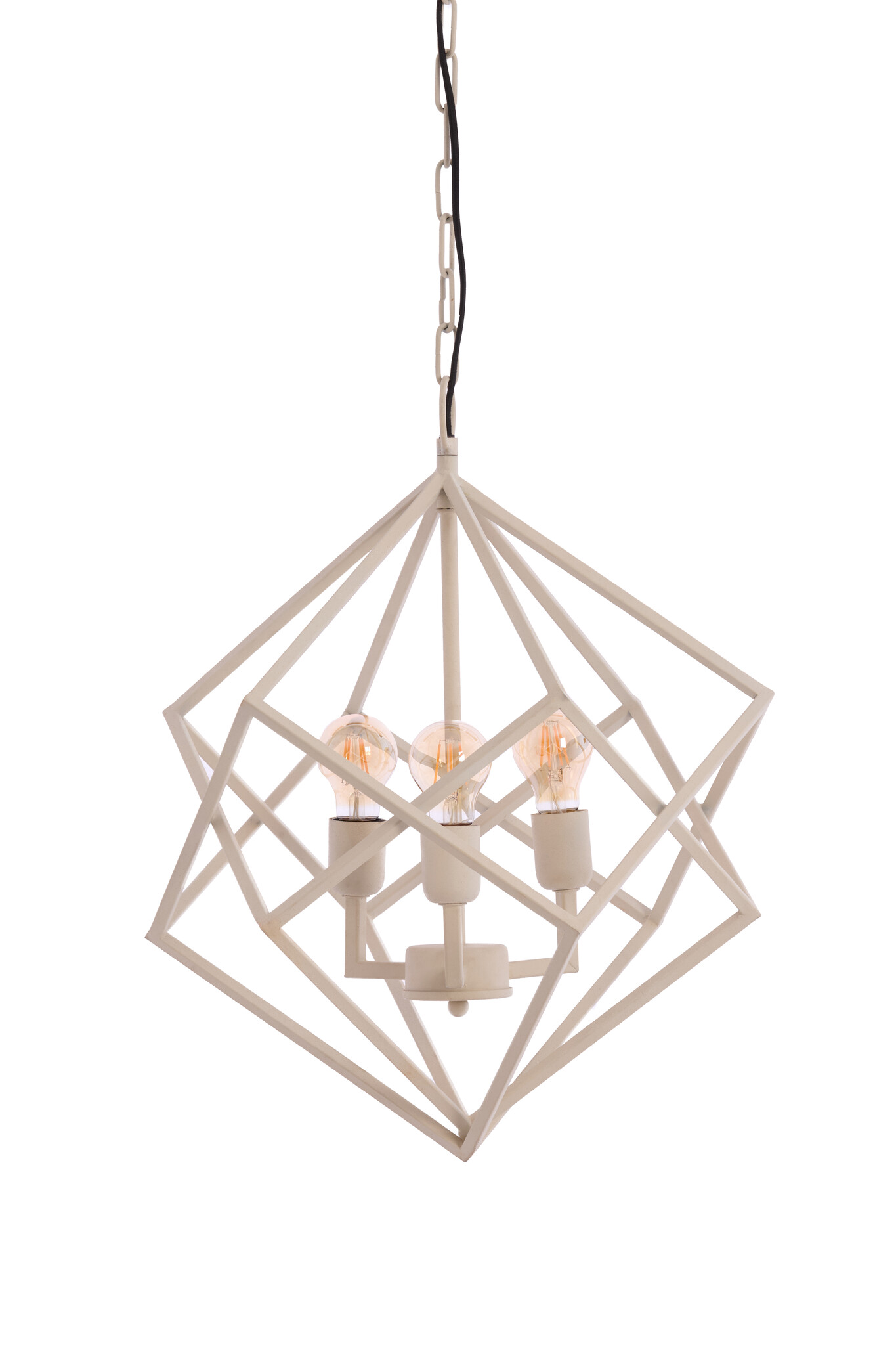 Light & Living - Hanglamp DRIZELLA - Ø46x56cm - Wit