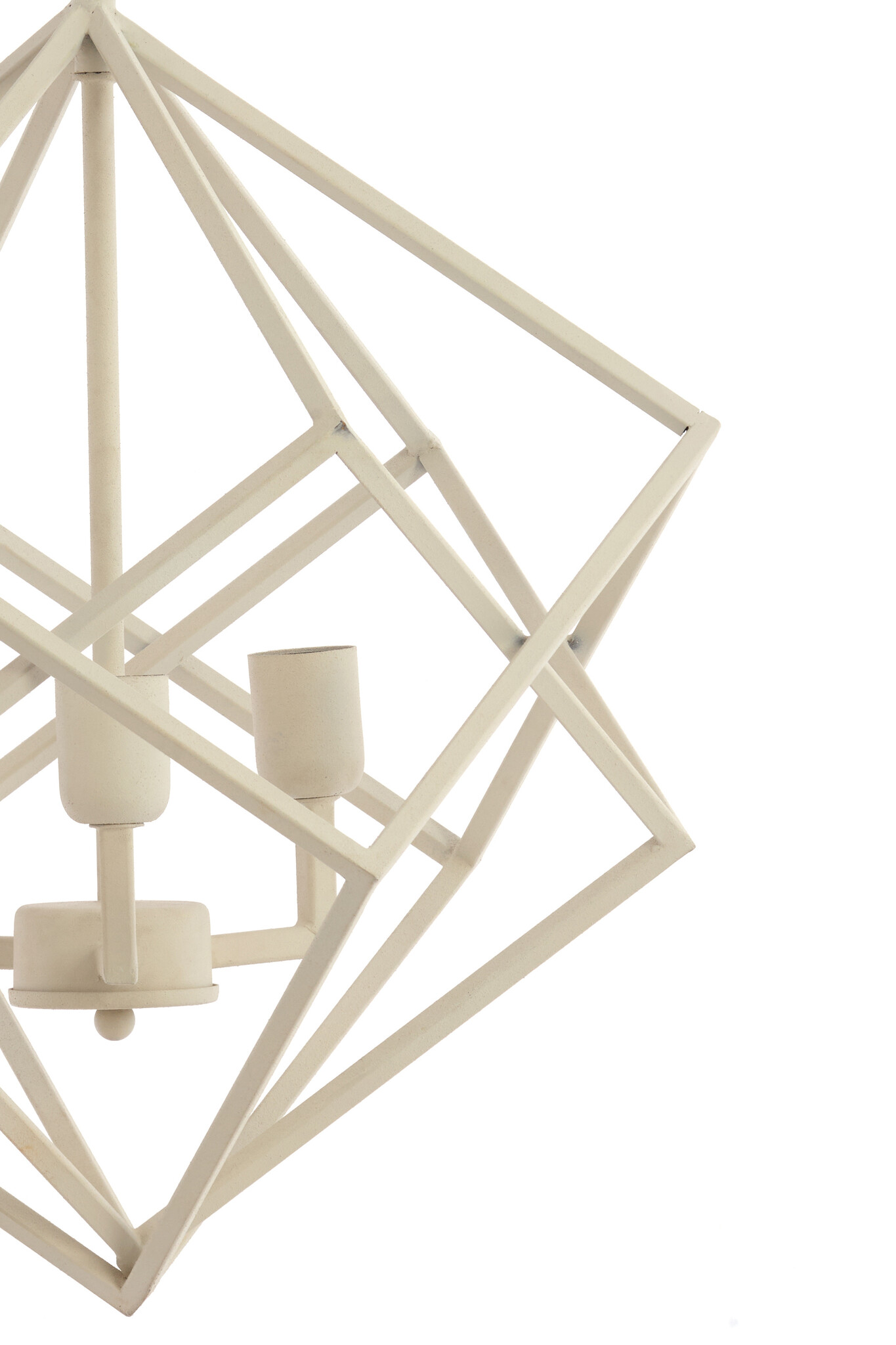 Light & Living - Hanglamp DRIZELLA - Ø46x56cm - Wit