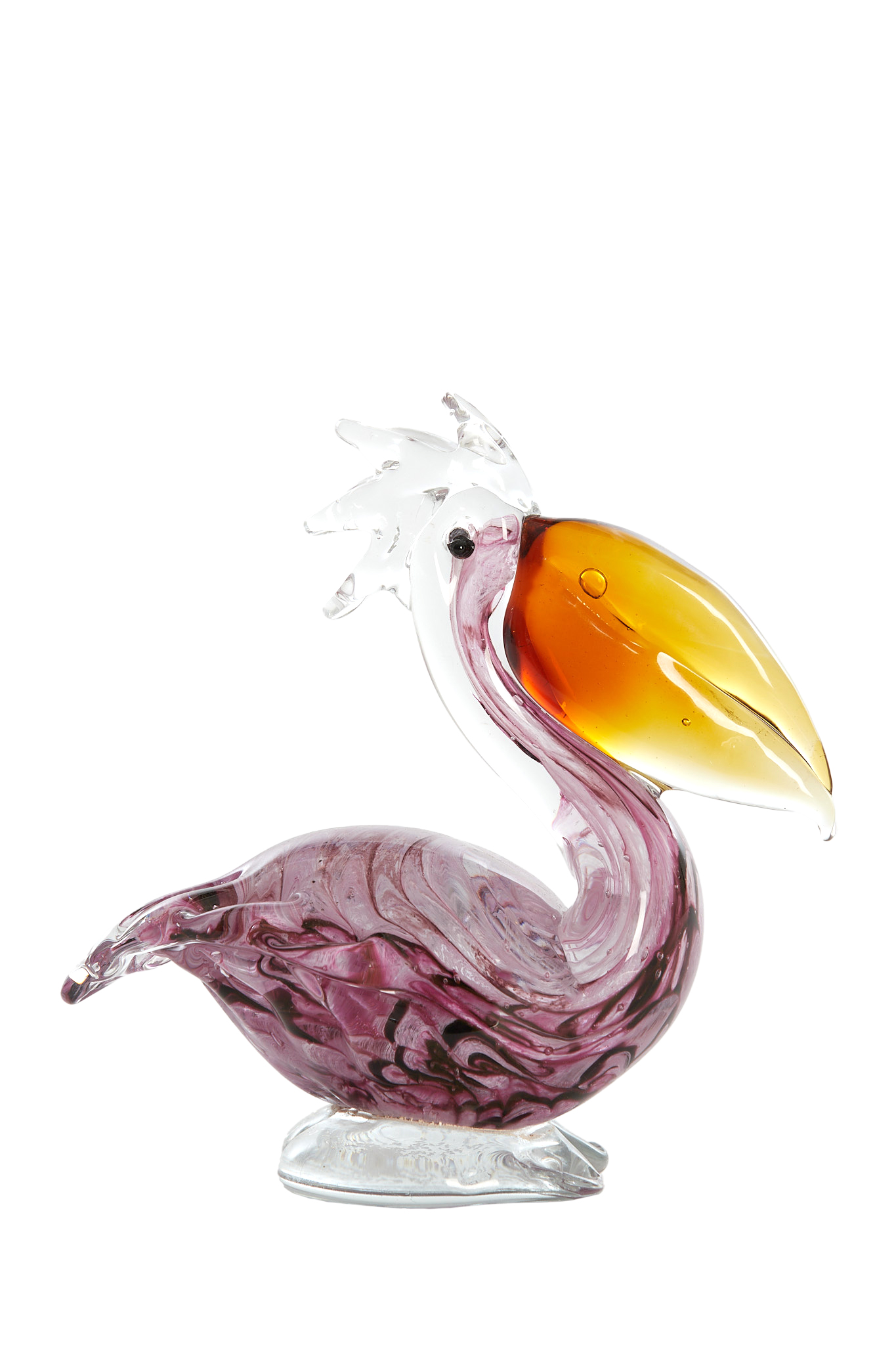 Light & Living - Ornament PELICAN - 15x7.5x17cm - Roze