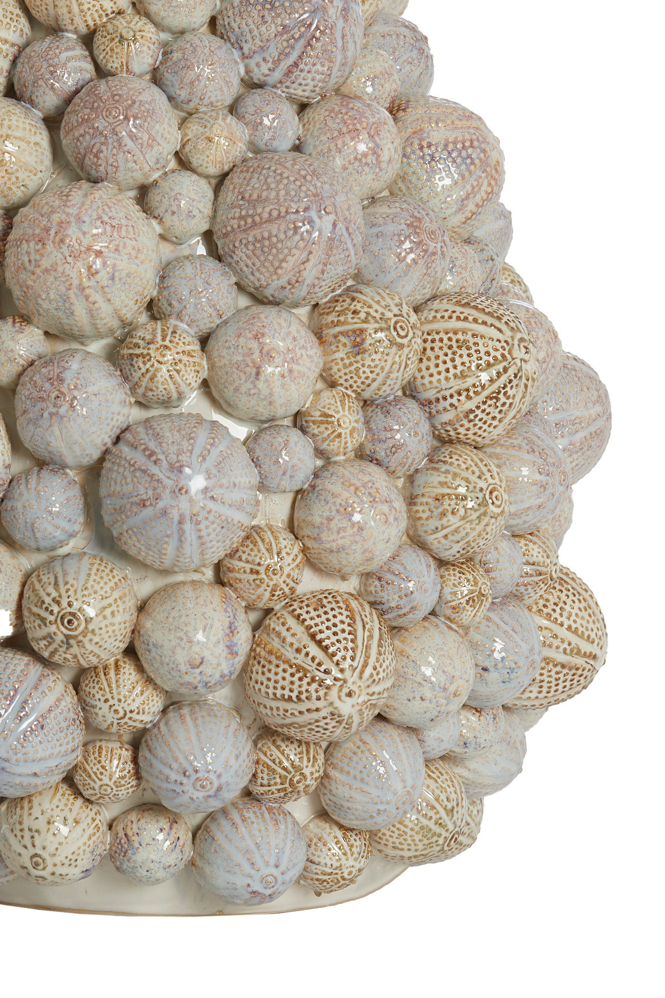 Light & Living - Vaas SEA URCHIN - Ø40x49cm - Wit