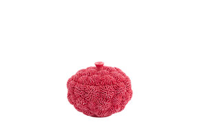 Light & Living - Deco box+deksel CORAL - Ø20x15.5cm - Rood