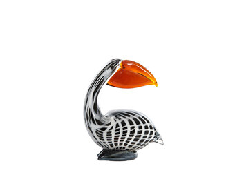 Light & Living - Ornament PELICAN - 13x7x16.5cm - Zwart