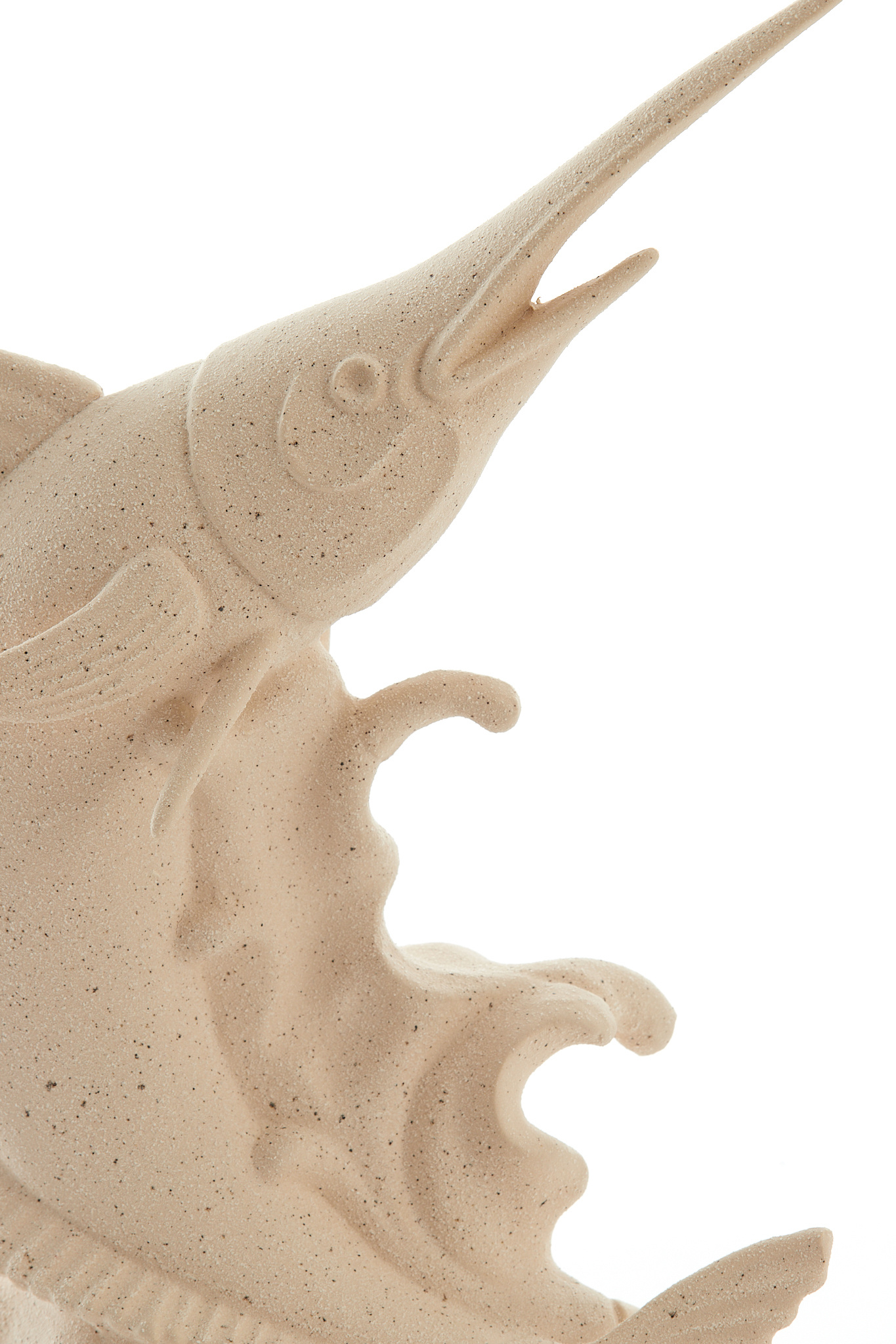 Light & Living - Ornament SWORDFISH - 33x16.5x43.5cm - Wit