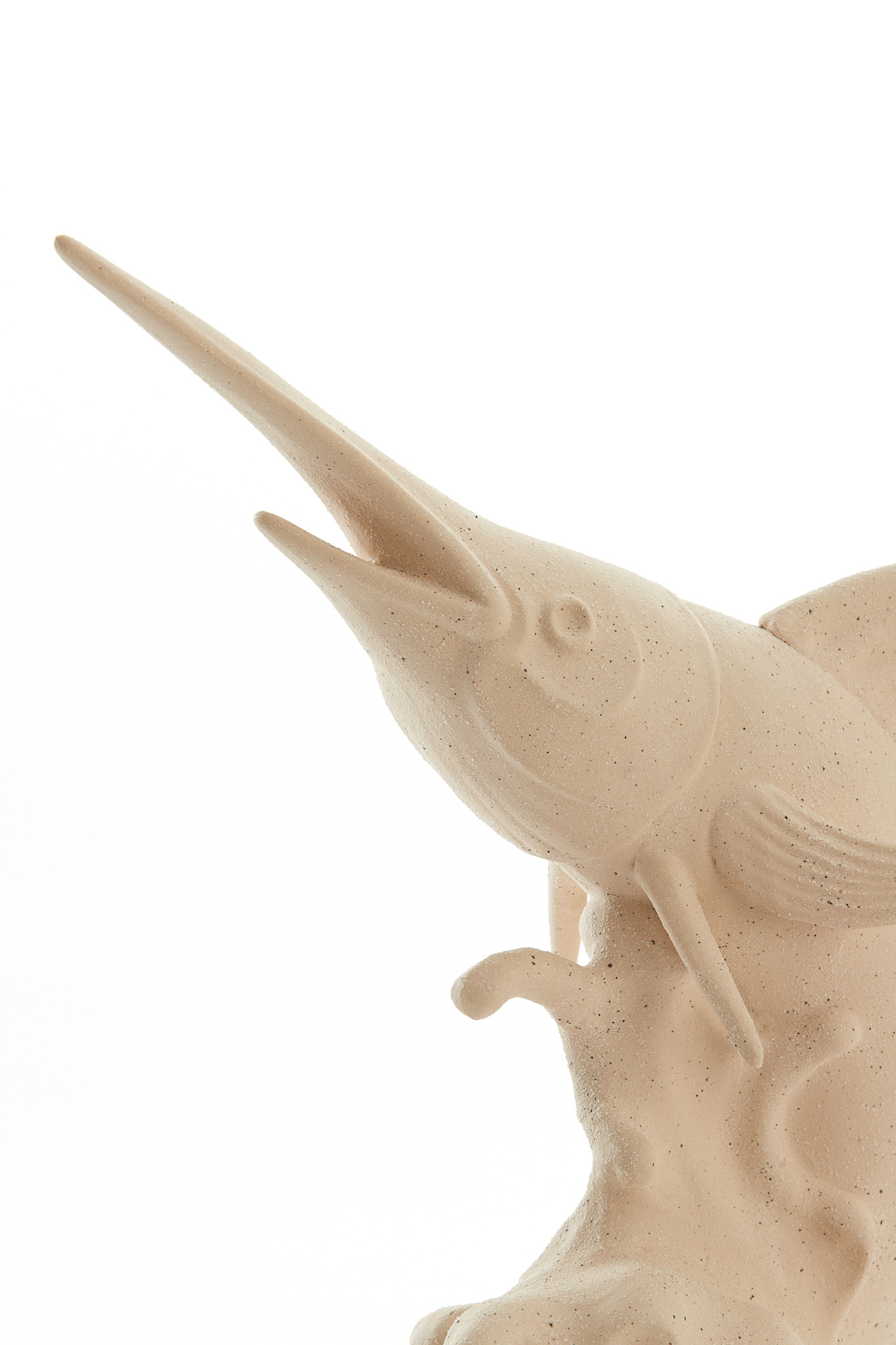 Light & Living - Ornament SWORDFISH - 33x16.5x43.5cm - Wit
