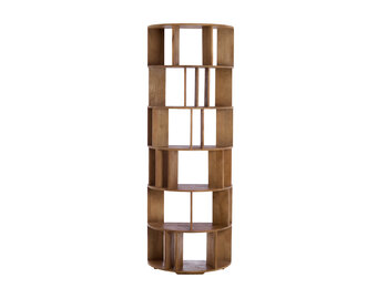 Light & Living - Wandkast LIMPYA - 76x37x212cm - Bruin