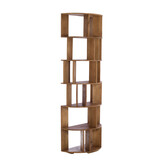 Light & Living - Wandkast LIMPYA - 76x37x212cm - Bruin