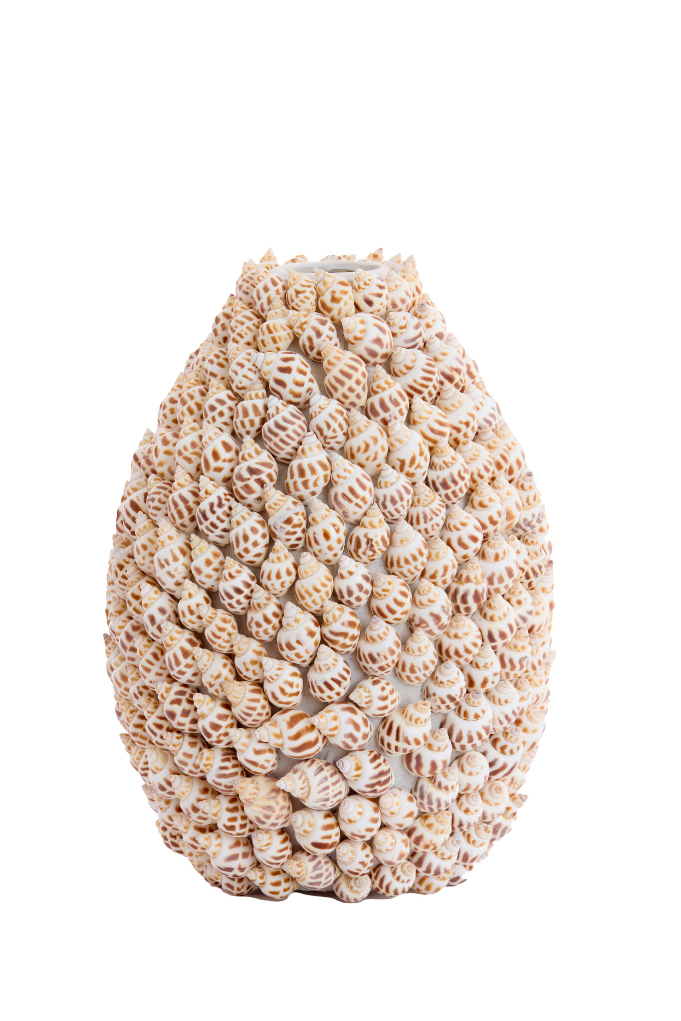 Light & Living - Vaas SHELL - Ø19x28.5cm - Bruin