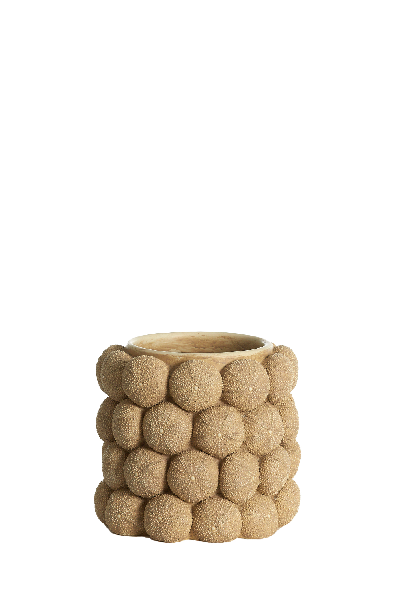 Light & Living - Vaas SEA URCHIN - Ø20.5x18cm - Bruin