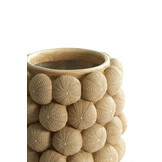 Light & Living - Vaas SEA URCHIN - Ø20.5x18cm - Bruin