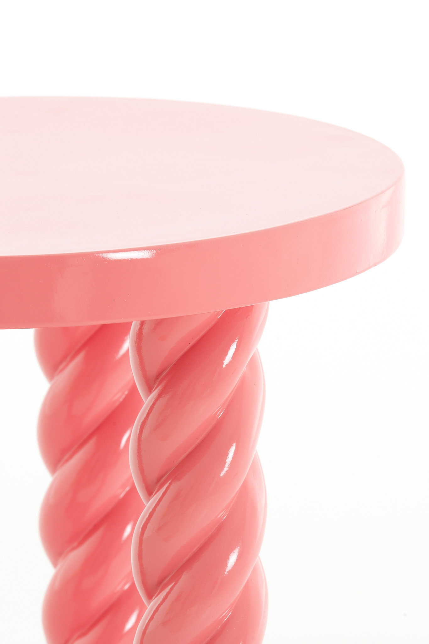 Light & Living - Bijzettafel VALLEJO - Ø46x46cm - Roze