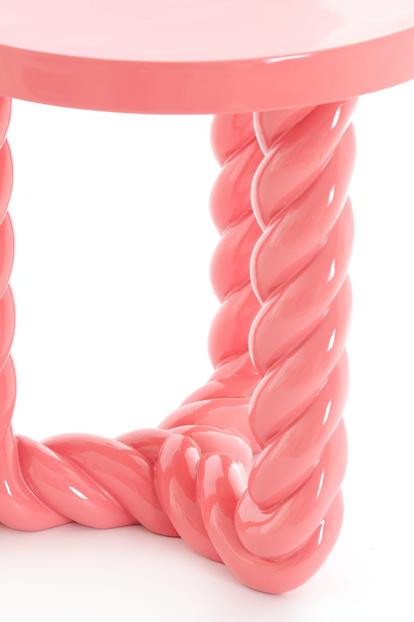 Light & Living - Bijzettafel VALLEJO - Ø46x46cm - Roze
