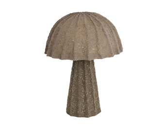 Light & Living - Tafellamp CHRISTIO - Ø36x48cm - Grijs