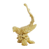 Light & Living - Ornament BIRD - 21.5x17x35cm - Geel