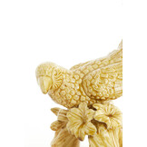 Light & Living - Ornament BIRD - 21.5x17x35cm - Geel