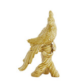 Light & Living - Ornament BIRD - 22.5x14x39cm - Geel