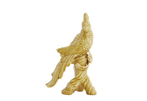 Light & Living - Ornament BIRD - 22.5x14x39cm - Geel