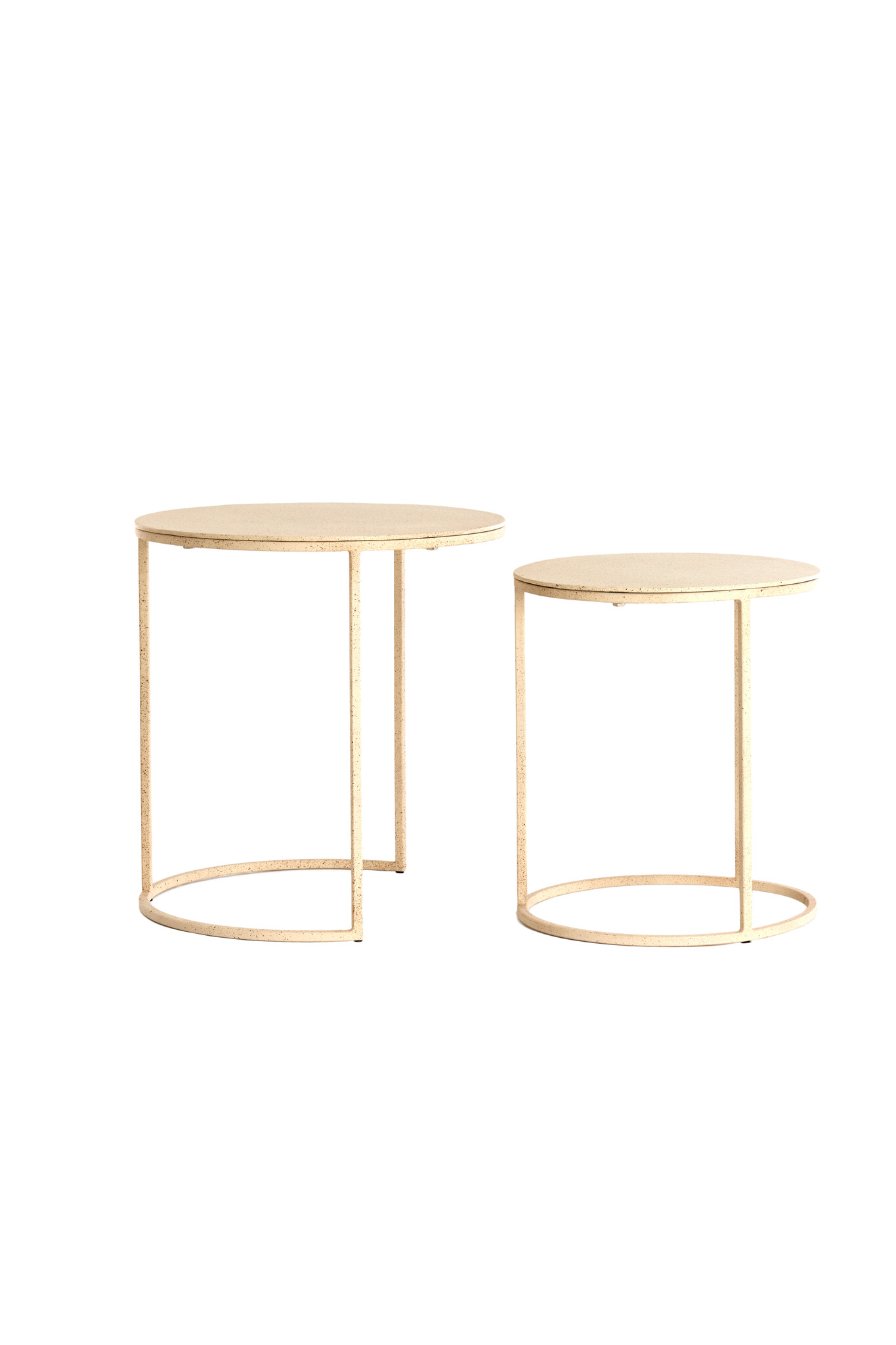 Light & Living - Bijzettafel SADAR - Ø52x46cm - Bruin - Set van 2