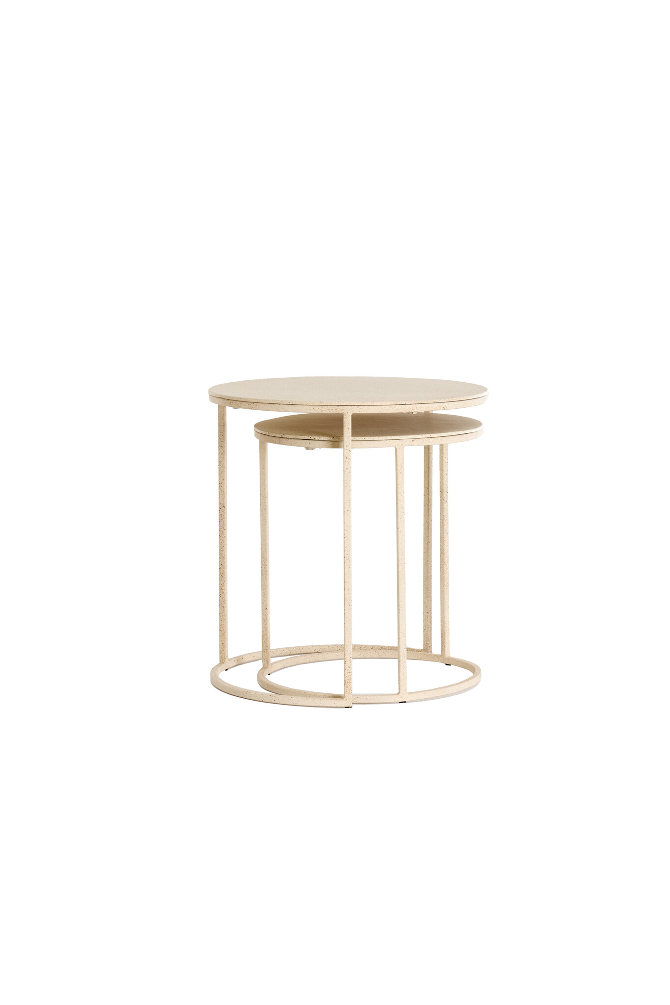 Light & Living - Bijzettafel SADAR - Ø52x46cm - Bruin - Set van 2