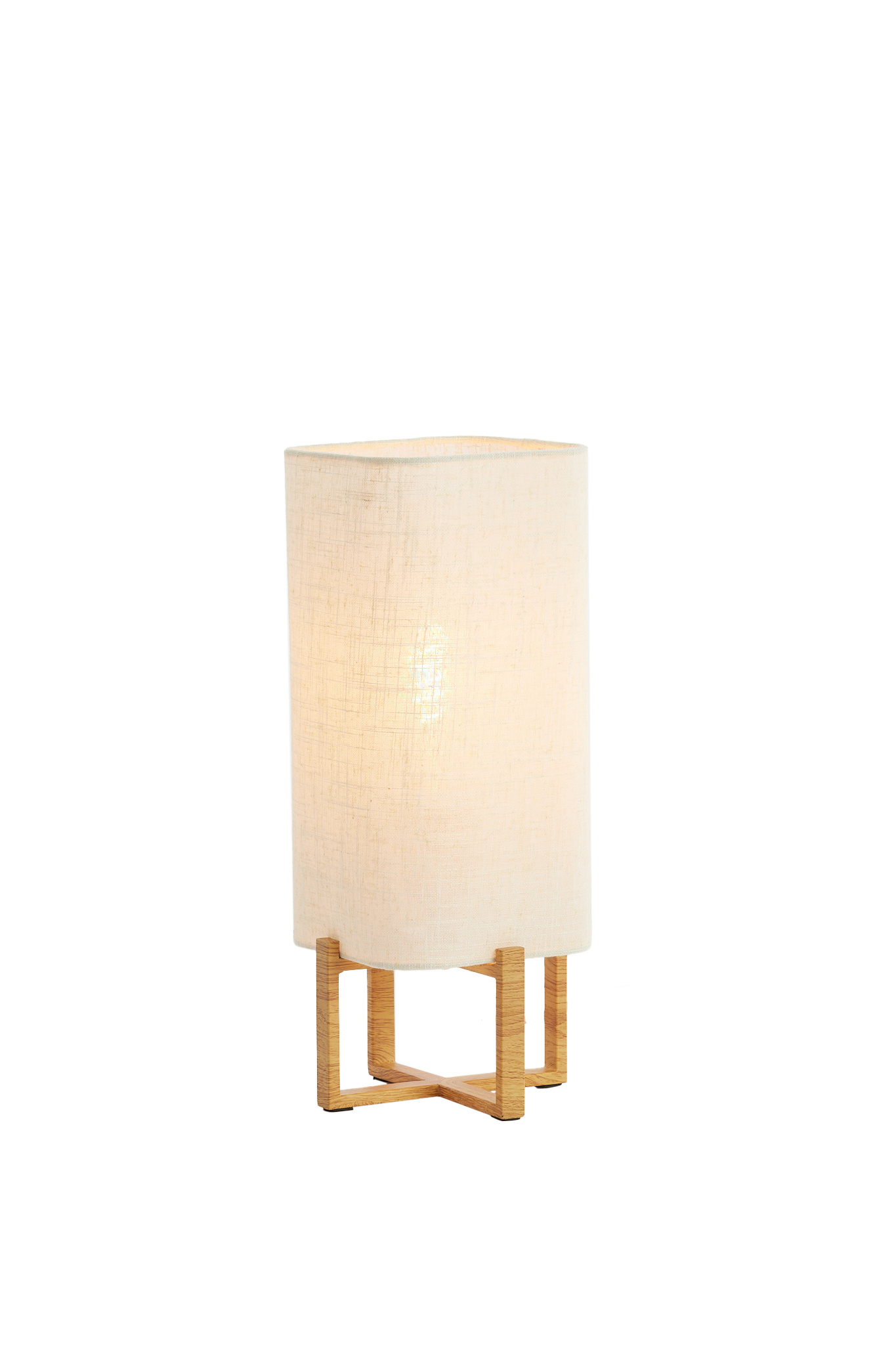 Light & Living - Tafellamp WYN - Ø16.5x39cm - Bruin